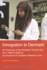 Image for Immigration to Denmark : An Overview of the Research Carried Out from 1999 to 2006 by the Rockwool Foundation Research Unit