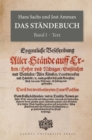 Image for Das Standebuch: 2-Volume Set