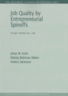 Image for Job quality by entrepreneurial spinoffs