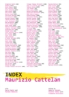 Image for Maurizio Cattelan: Index