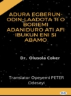 Image for Adura Egberun-Odin-Laadota Ti O Bori Emi Adaniduro Ati Afi Ibukun Eni Si Abamo