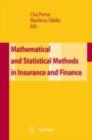 Image for Mathematical and statistical methods in insurance and finance