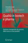 Image for Qualita in biotech e pharma