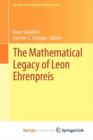 Image for The Mathematical Legacy of Leon Ehrenpreis
