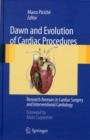 Image for Dawn and evolution of cardiac procedures  : research avenues in cardiac surgery and interventional cardiology