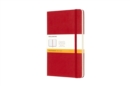Image for Moleskine Large Ruled Hardcover Notebook Scarlet Red