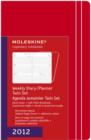 Image for 2012 Moleskine Red Twin Set Pocket Weekly Diary 12 Months Hard