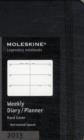 Image for Moleskine Extra Small Black Weekly Horizontal Diary 12