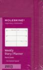 Image for Moleskine Extra Small Dark Pink Weekly Horizontal