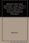 Image for Moleskine Note Cards Assortment - Large : 48 pcs: 8 Red, 8 Navy Blue, 8 Maize, 8 Kraft, 8 Light Grey, &amp; Terracotta