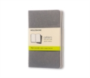 Image for Moleskine Pebble Grey Plain Cahier Pocket Journal (3 Set)