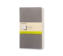 Image for Moleskine Pebble Grey Plain Cahier Large Journal (3 Set)