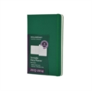 Image for 2014 Moleskine Oxide Green Pocket Weekly Turntable Notebook 18 Months Hard