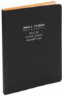 Image for Small Things Notebook, Black : Ruled Pages
