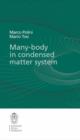 Image for Many-body physics in condensed matter systems
