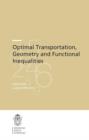 Image for Optimal Transportation, Geometry and Functional Inequalities
