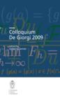 Image for Colloquium De Giorgi 2009 : 3