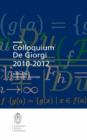 Image for Colloquium De Giorgi 2010-2012