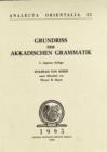Image for Grundriss der Aakadischem Grammatik