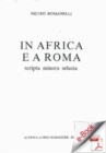 Image for In Africa E a Roma. Scripta Minora Selecta: Scripta Minora Selecta.