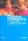 Image for General Comments of the Committee on the Rights of the Child