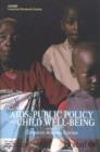 Image for AIDS Public Policy and Child Well Being