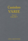 Image for Cassiodoro Varie.volume 2: Libri Iii, Iv, V: Direzione Di Andrea Giardina.a Cura Di Andrea Giardina, Giovanni Cecconi E Ignazio Tantillo.