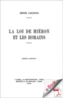 Image for La Loi De Hieron Et Les Romains