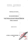 Image for De Societatibus Vectigalium Publicorum Populi Romani