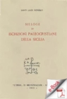 Image for Silloge Di Iscrizioni Paleocristiane Della Sicilia