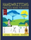 Image for Handwritting Practice Book for Kids 100 pages letters coloring numbers