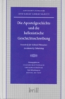 Image for Die Apostelgeschichte und die hellenistische Geschichtsschreibung