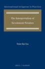 Image for The interpretation of investment treaties