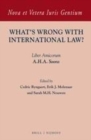 Image for What&#39;s wrong with international law?: liber amicorum A.H.A. Soons