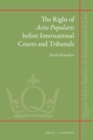 Image for The Right of Actio Popularis before International Courts and Tribunals