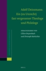 Image for Adolf Deissmann: Ein (zu Unrecht) fast vergessener Theologe und Philologe