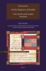 Image for Maimonides, On the Regimen of Health: A New Parallel Arabic-English Translation