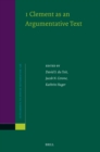 Image for 1 Clement as an Argumentative Text