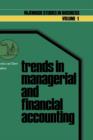 Image for Trends in managerial and financial accounting : Income determination and financial reporting