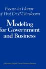 Image for Modeling for Government and Business