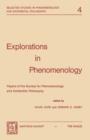 Image for Explorations in Phenomenology