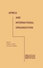 Image for Africa and international organization