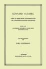 Image for Ideen zu Einer Reinen Phanomenologie und Phanomenologischen Philosophie : Erstes Buch: Allgemeine Einfuhrung in die Reine Phanomenologie, 2. Halbband: Erganzende Texte (1912–1929)