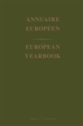 Image for European Yearbook (Annuaire Europeen)