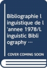 Image for Linguistic Bibliography for the Year
