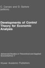 Image for Developments of Control Theory for Economic Analysis