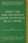 Image for Literacy and Basic Education in Europe on the Eve of the 21st Century