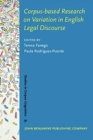 Image for Corpus-based Research on Variation in English Legal Discourse