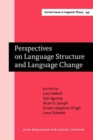 Image for Perspectives on Language Structure and Language Change