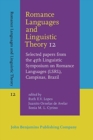 Image for Romance Languages and Linguistic Theory 12 : Selected papers from the 45th Linguistic Symposium on Romance Languages (LSRL), Campinas, Brazil